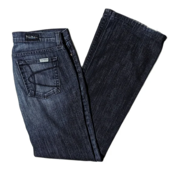 Y2K David Kahn Low Rise Boot Cut Jeans - Picture 1 of 8